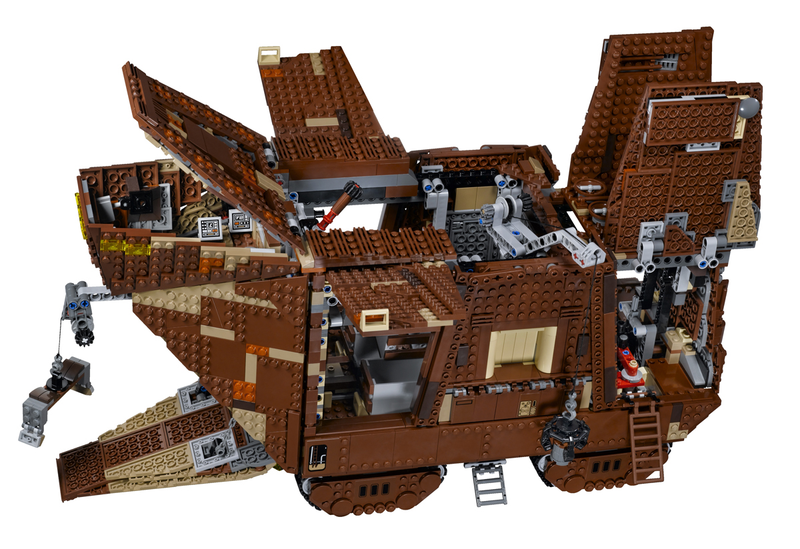 Illustration for article titled This is the 3,296-piece Lego Star Wars Sandcrawler you were looking for